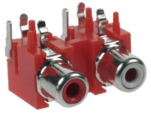 RCA x 2 chassie för kretskort