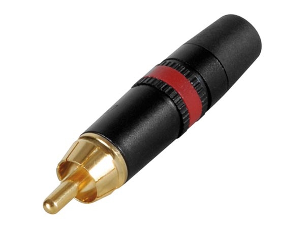 RCA Plugg, Guldpläterad, Neutrik Rean