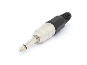 Teleplugg 6,35 Professionell Han Mono