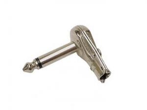 6.35mm Plugg 90 grader Han Mono, nickel