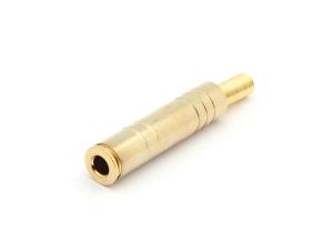 6.35 mm Jack Hon stereo, guld