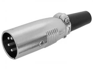 XLR 4 Pol Han, nickel