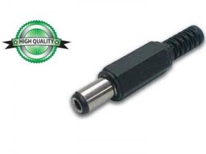 DC-plugg 2,5 mm - kort 9,5 mm