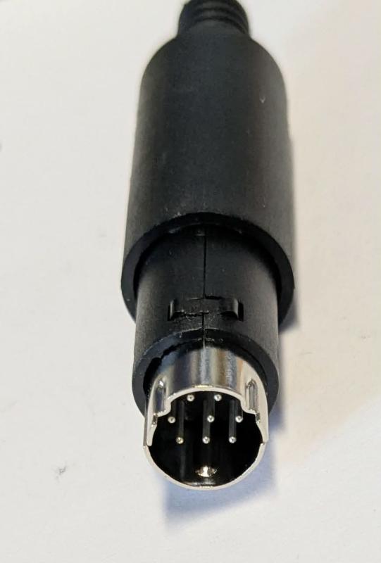 Mini-Din Kontakt 8pol Han