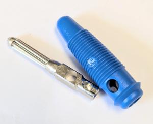 Banankontakt Blå 4mm  Hirschman 