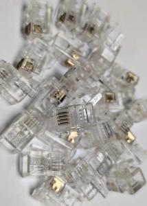 Modular 4 pol  RJ10 25st