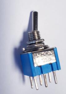 Vippomkopplare 2 Pol 2 väg Till - Till 