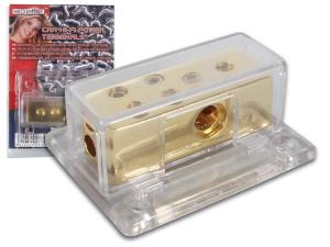 Terminal In: 2 x 25mm² Ut: 4 x 10mm²