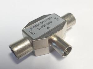 Antennkontakt TV-splitter, Han till 2 x Hon