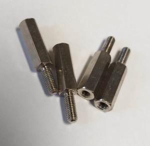 Distansskruv M3 15mm Han - Hon Metall 4st 