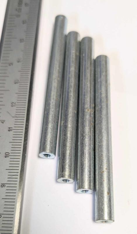 Distans 6 x  6,5 mm M3 Hon - M3 Hon , 4 st