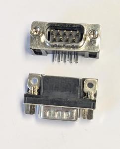 9 pol Han Chassie, för kretskort