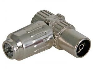 Antennkontakt skärmad hon , vinklad