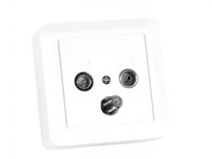 TV / FM / SAT vägguttag