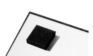 Gummifot fyrkantig, 12 st