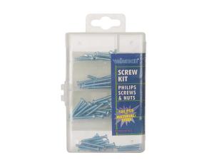 Skruvset 180 delar PHILIPS SKRUVAR och MUTTRAR