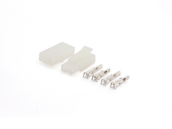 2 pol för kabel 0.5 till 2.1mm² ( Han / Hon )