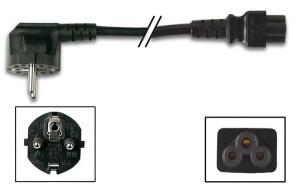 Apparatsladd CEE 7/7 90 ° + C5 
