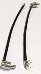 Kablage RCA Han till lödfäste 150mm