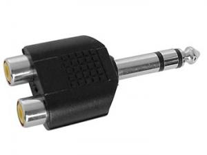 6.35 mm jack Han sterero - 2 x RCA Hon