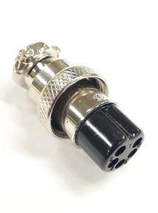 5 pol Mikrofon sladdkontakt, Hon