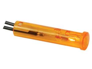 Kontrollampa 7 mm, 12 V, Orange