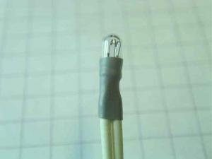 Miniatyr lampa 12V, 60mA Ø 3mm