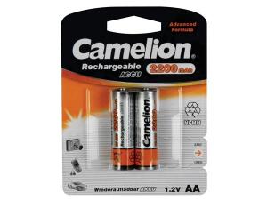 AA batteri x 2 st Laddningsbara  Ni-Mh