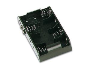 Batterihållare för 4 x C (LR14)