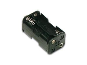 Batterihållare för 4 x LR06 (AA)