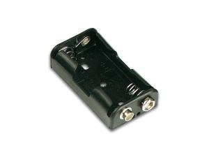 Batterihållare för 2 x LR6 (AA)