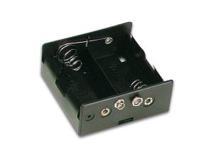 Batterihållare för 2 x D (LR20)