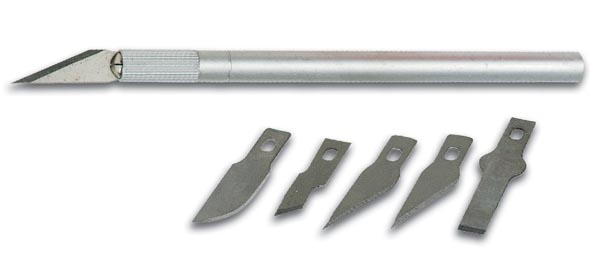 Precision kniv med 5st olika blad