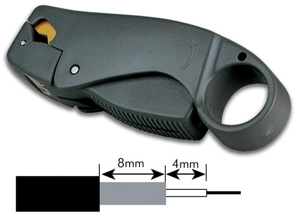 Koax skalare RG-58/59/6 med 3st knivar