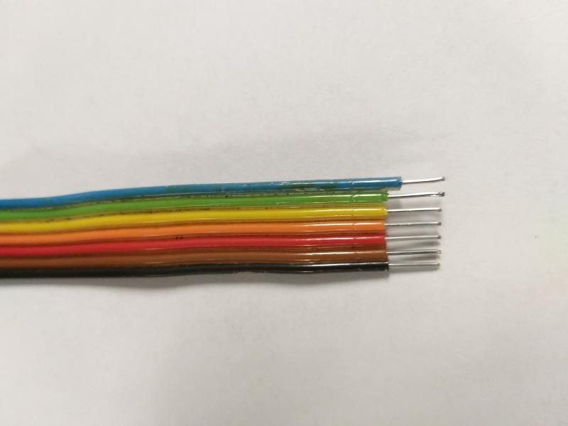 7 ledad EK kabel  1 Meter 7 färger