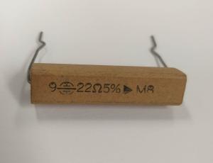 Motstånd trådlindat keramiskt fodral 22 Ohm 5%  9W MR