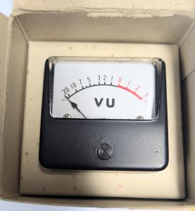 Analogt panelinstrument VU-mätare NOS