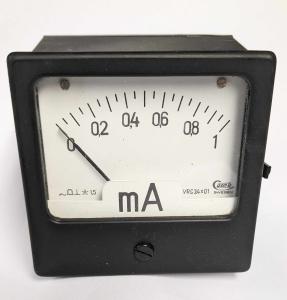 Analogt panelinstrument Metall NOS