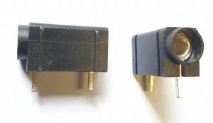 Polskruv / Banan  chassie för kretskort Svart