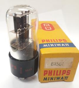 6X5GT Elektronrör Philips miniwatt 