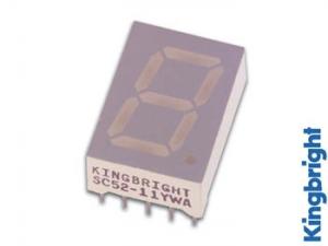 Display 13mm 7-sigment GA 13mm Röd