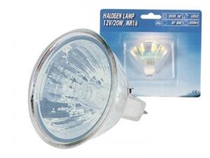 Halogenlampa 12V 20W MR-16, Blå