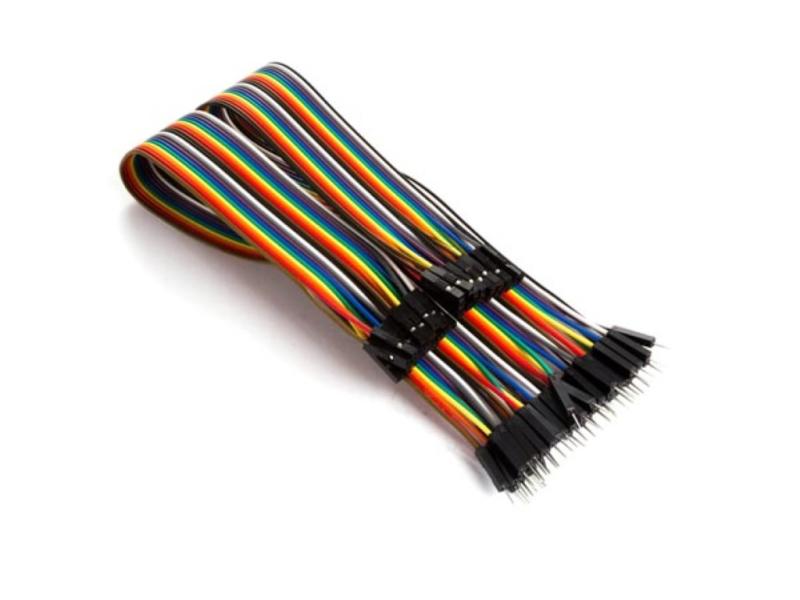Flatkabel 40 pin Han till Hon 30cm