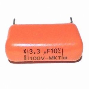 3,3uF 100V, Philips,  2 pack