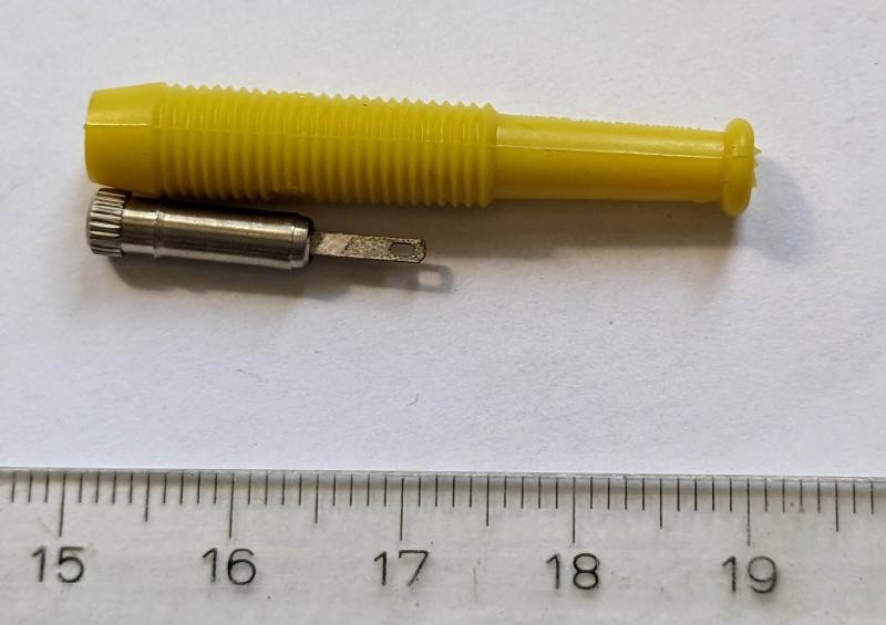 Miniatyr labhylsa Hona rak 0,2mm Gul