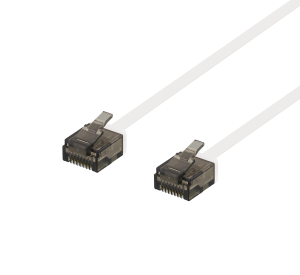 Patchkabel 1 Meter, vit CAT6a