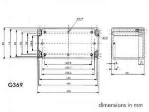 Plastlåda ABS Tät Mörkgrå