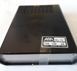 Plastlåda TEKO med aluminiumfront och ventilation