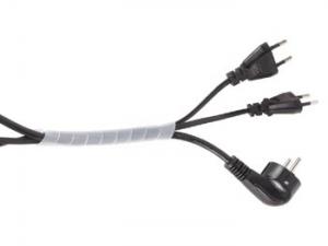 Kabelspiral, 10 meter, Vit, Ø10mm