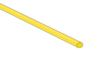 Krympslang Gul 2,4 mm 2:1